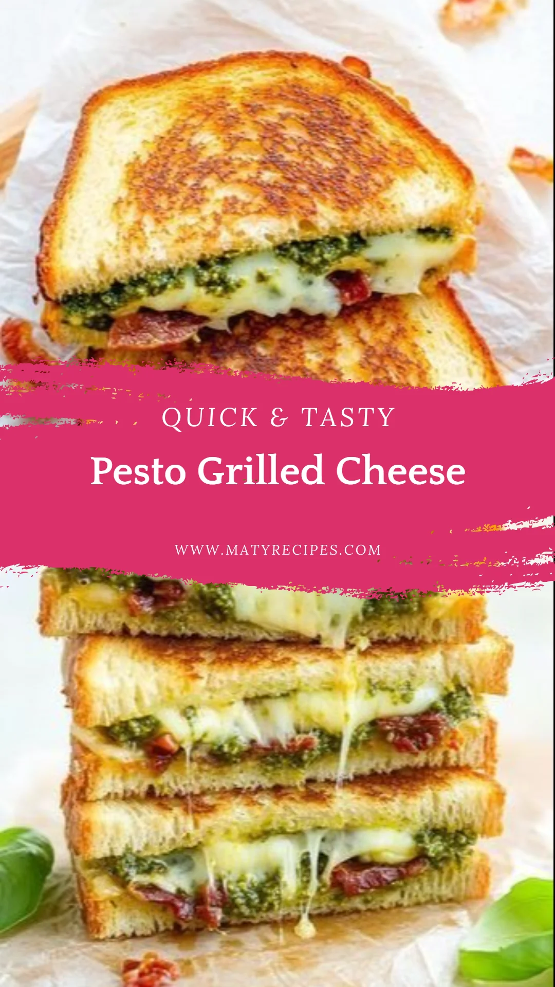 Pesto Grilled Cheese