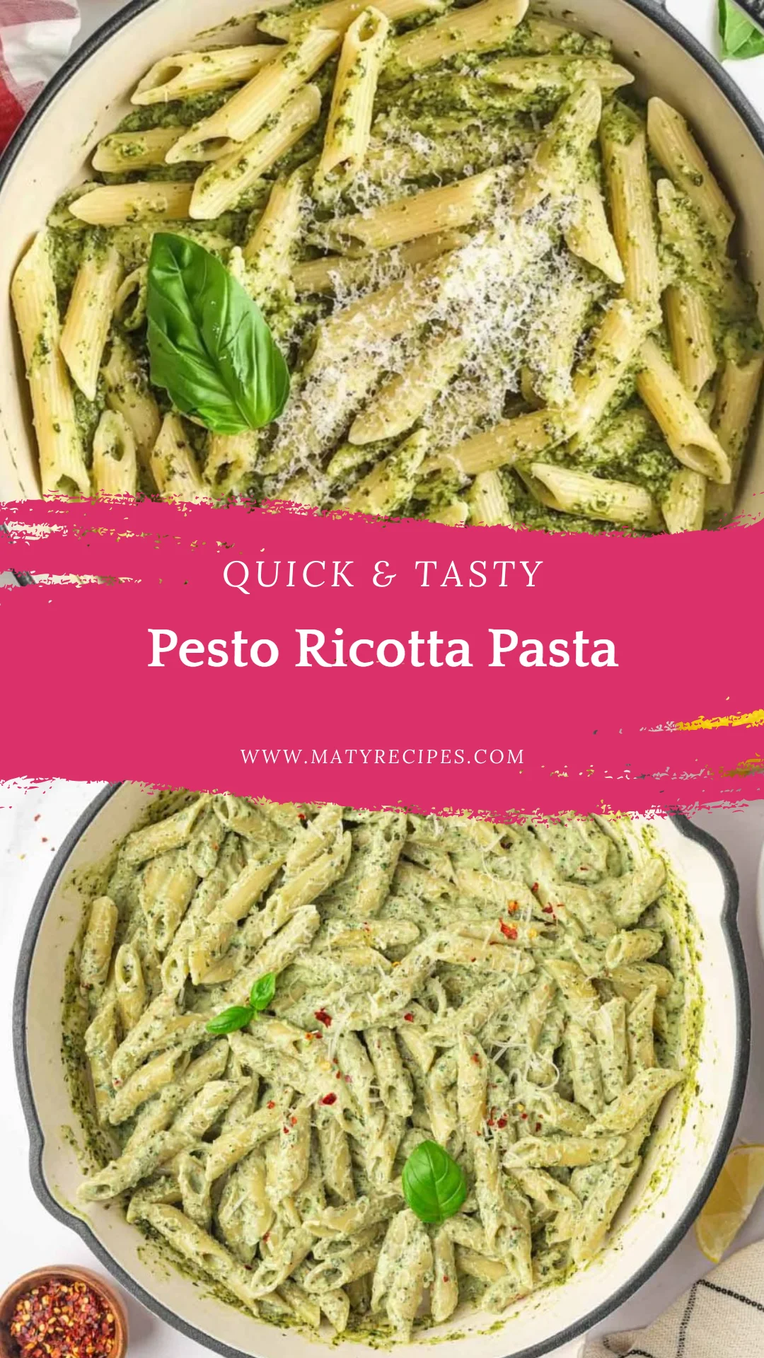 Pesto Ricotta Pasta