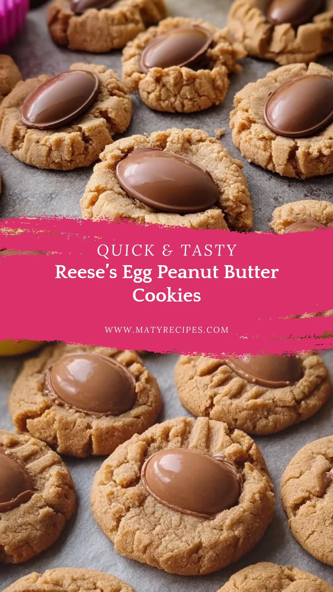 Reese’s Egg Peanut Butter Cookies