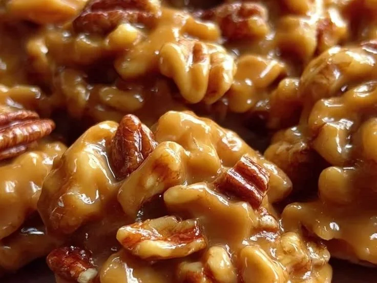 Soft Caramel Pecan Clusters