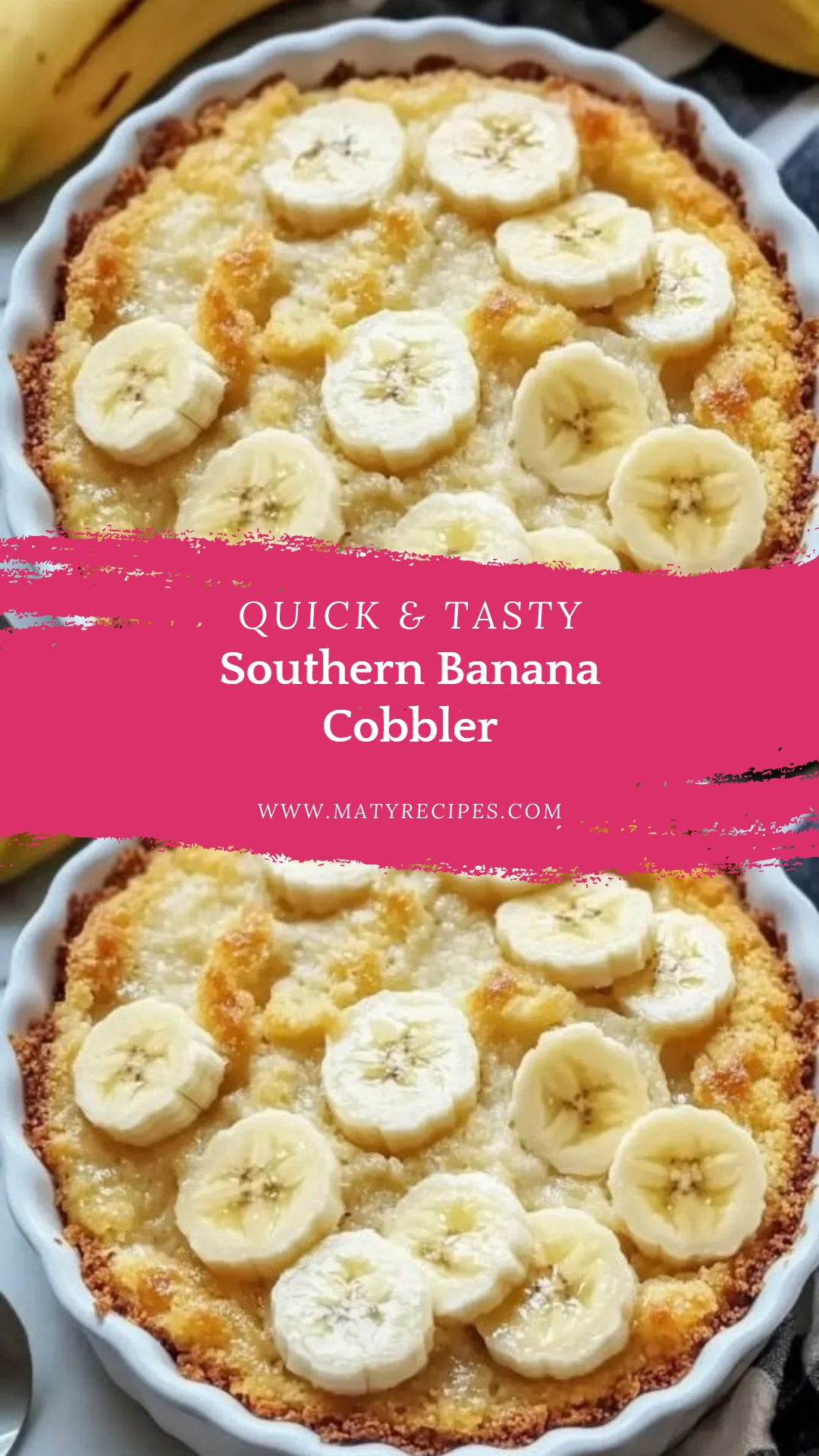 Southern Banana Cobbler