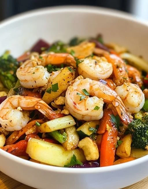 Spicy Shrimp and Veggie Stir-Fry