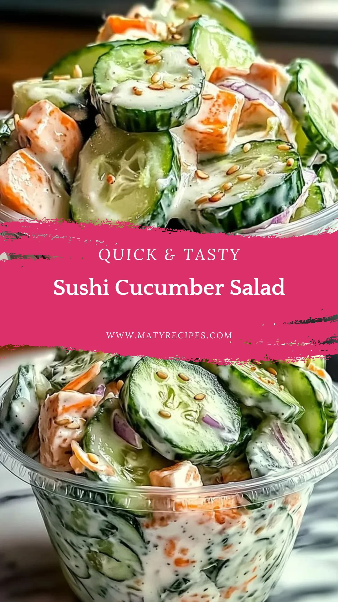 Sushi Cucumber Salad