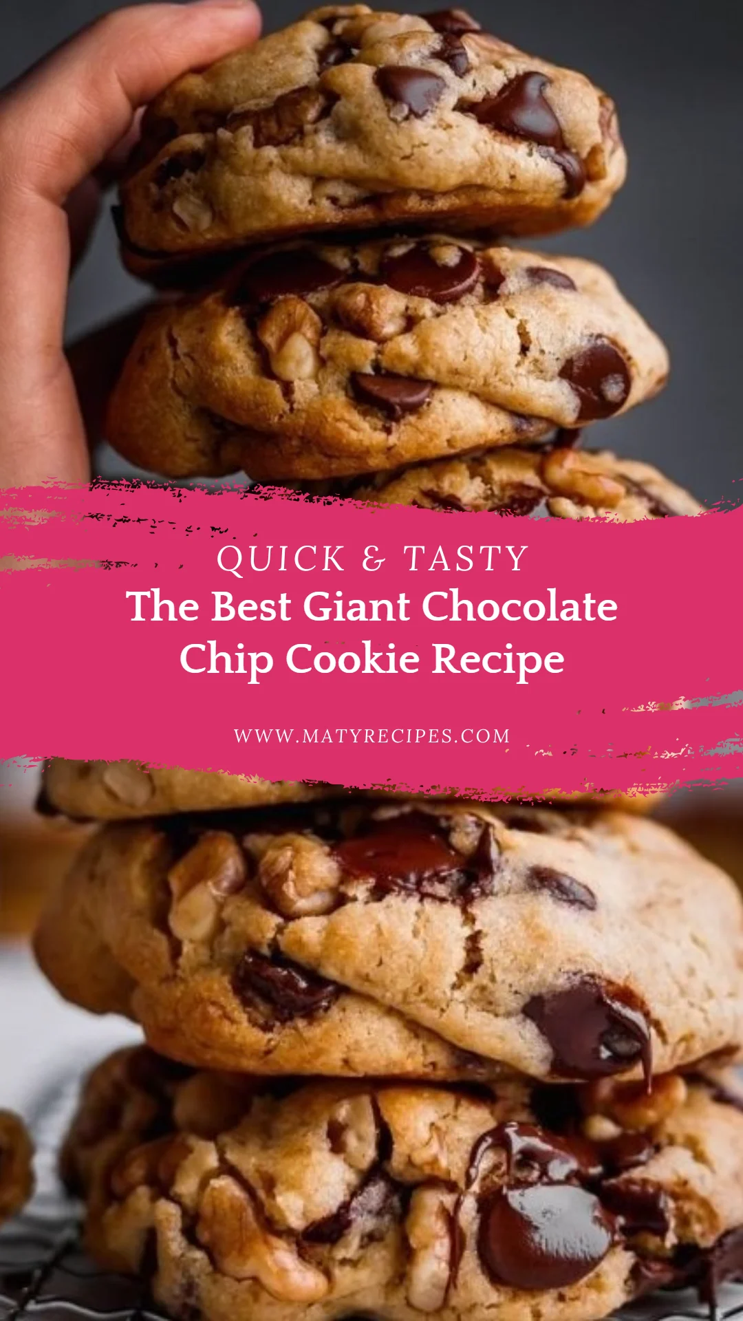 The Best Giant Chocolate Chip Cookie Recipe