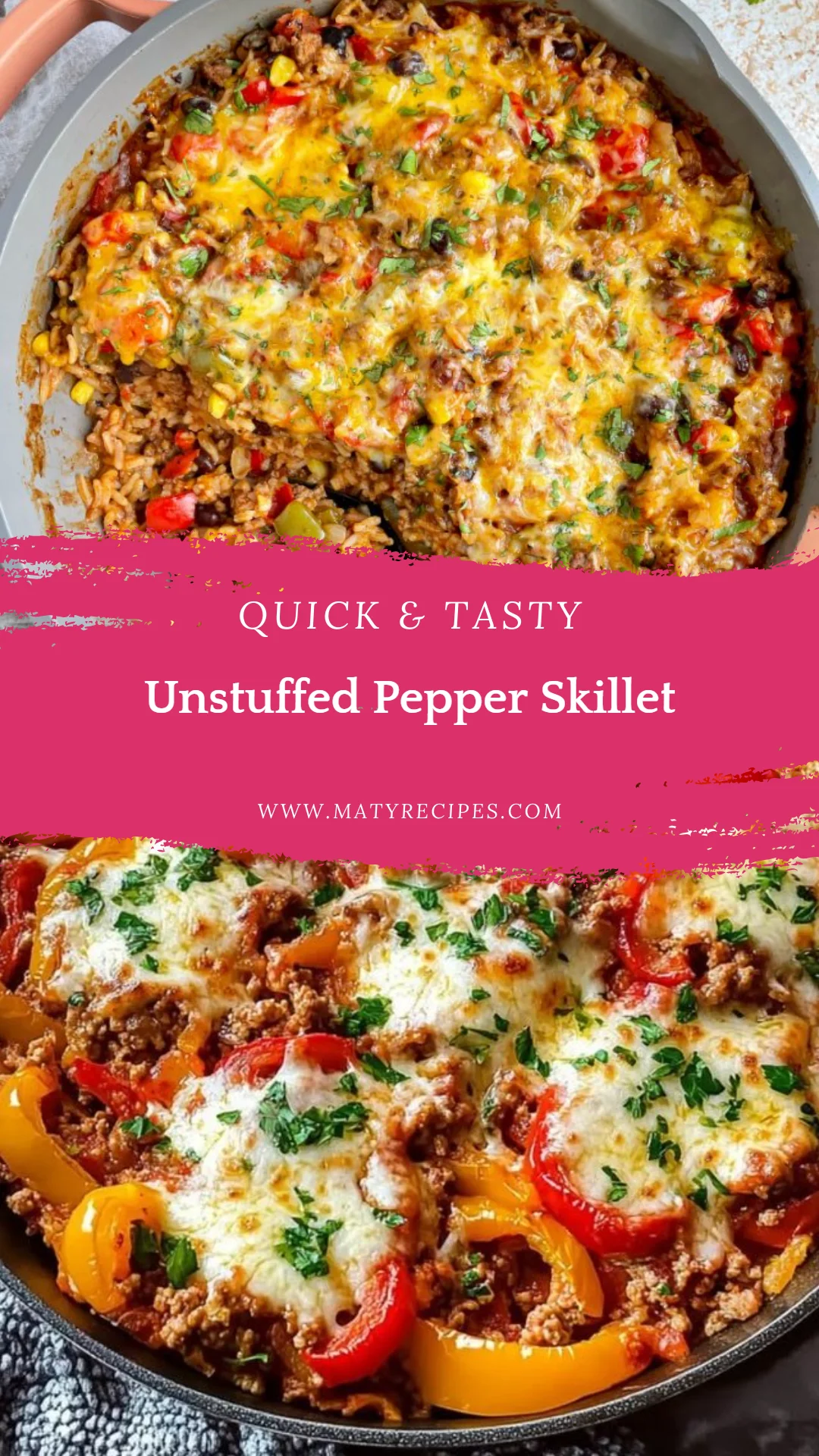 Unstuffed Pepper Skillet