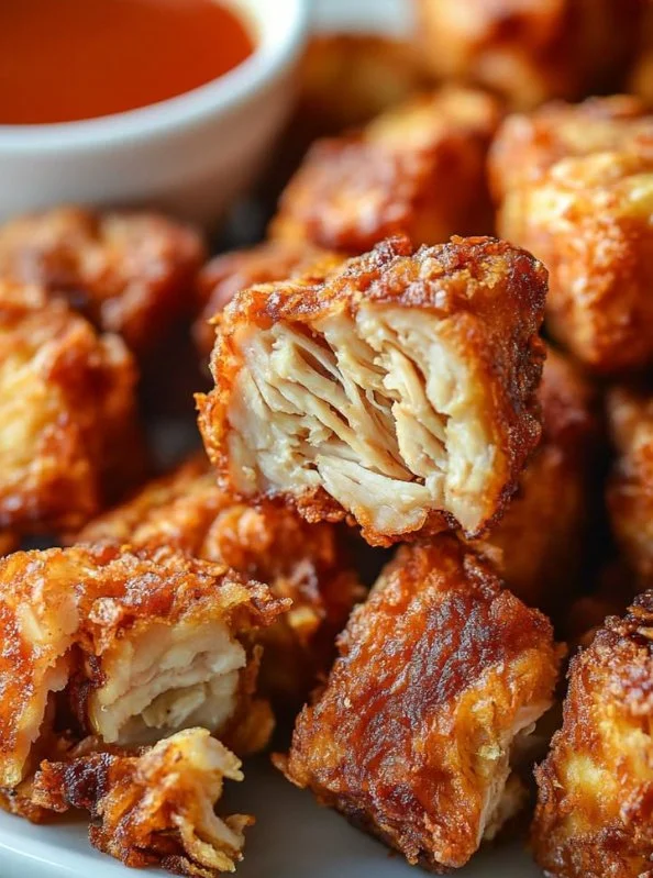 Vegan Spicy Chicken Fried Jackfruit