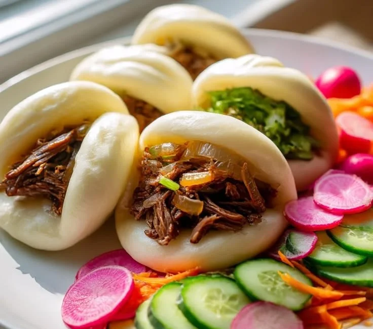 Beef and Onion Bao Buns