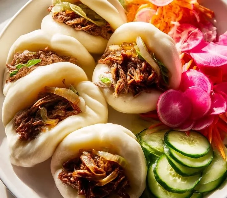 Beef and Onion Bao Buns