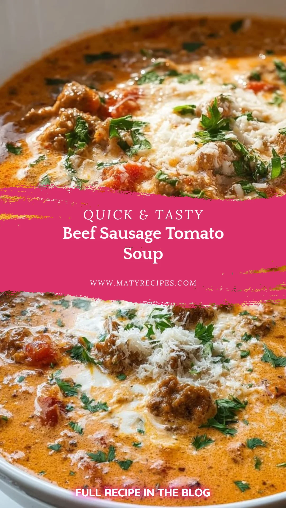 Beef Sausage Tomato Soup