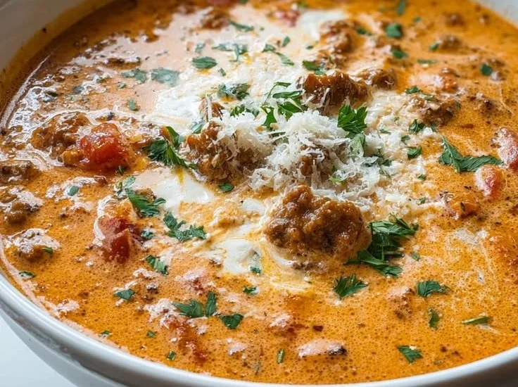 Beef Sausage Tomato Soup