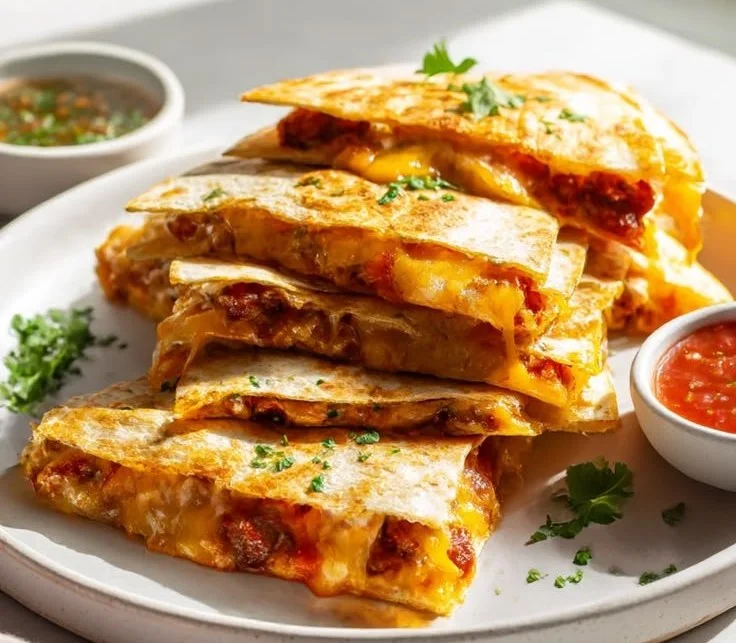 Cajun Beef Quesadillas