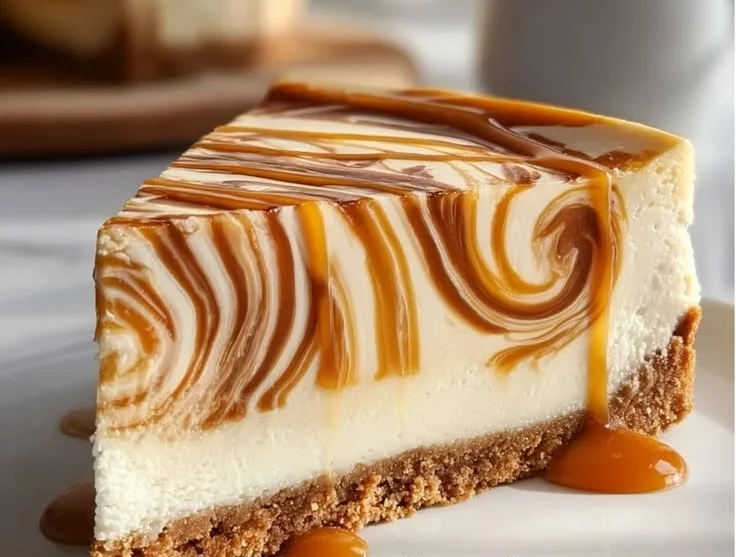 Caramel Swirl Cheesecake: Master the art of perfect slices