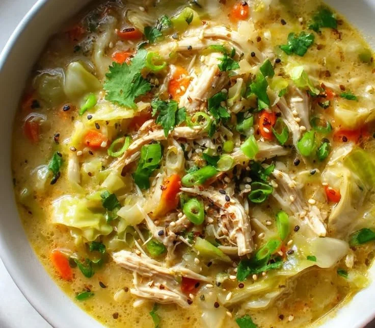 Chicken Egg Roll Soup