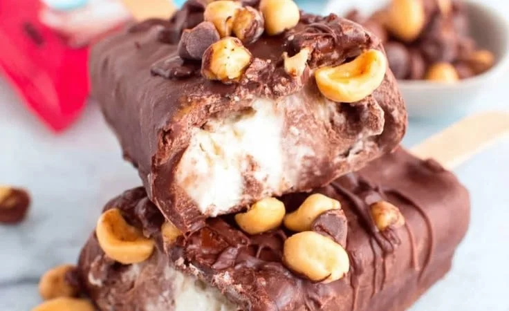 Homemade Buster Bars inspired by Dairy Queen recipe