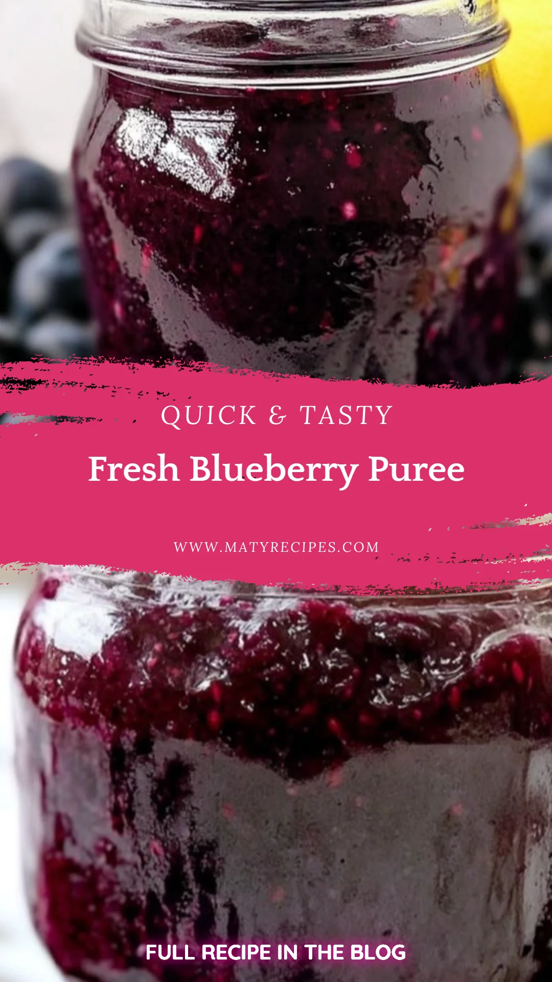 Fresh Blueberry Puree