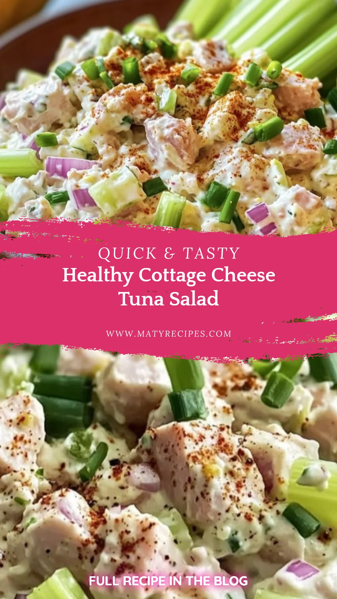 Healthy Cottage Cheese Tuna Salad
