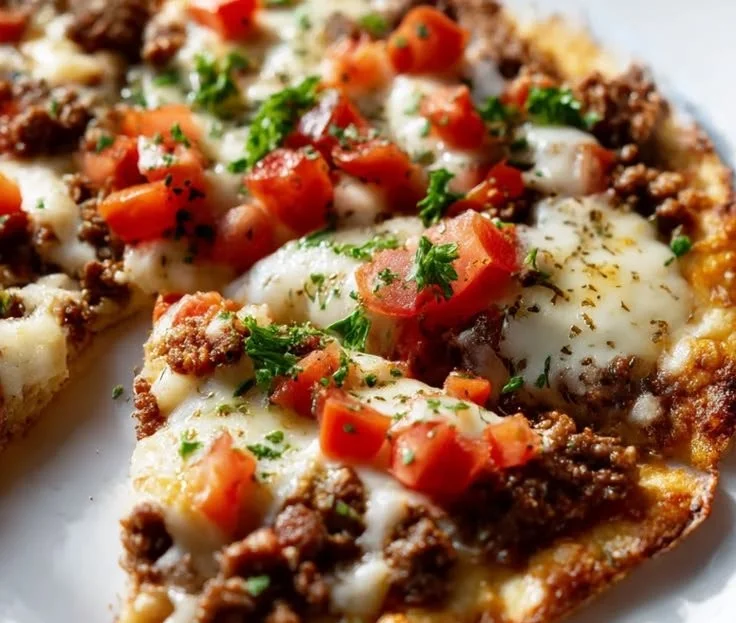 Hobo Beef Flatbread Pizza