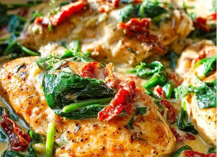 Low Carb Creamy Tuscan Chicken