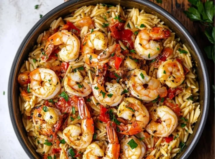 One Pot Marry Me Shrimp and Orzo