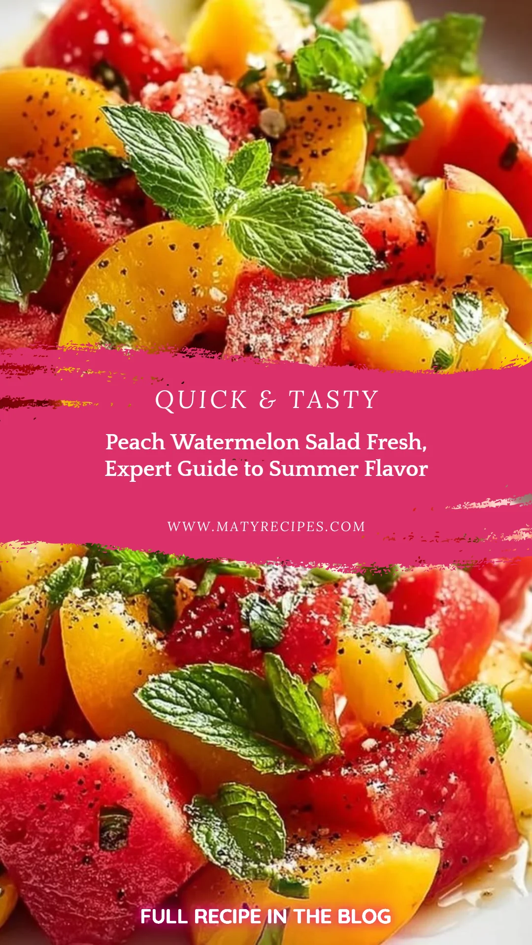 Peach Watermelon Salad Fresh, Expert Guide to Summer Flavor
