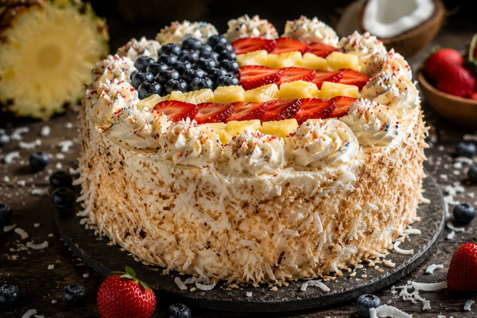 Pineapple Coconut God Bless America Cake: Expert Guide