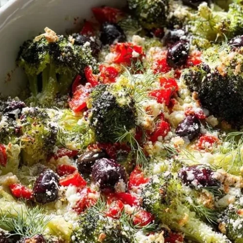Savory Mediterranean Broccoli Delight with herbs and spices