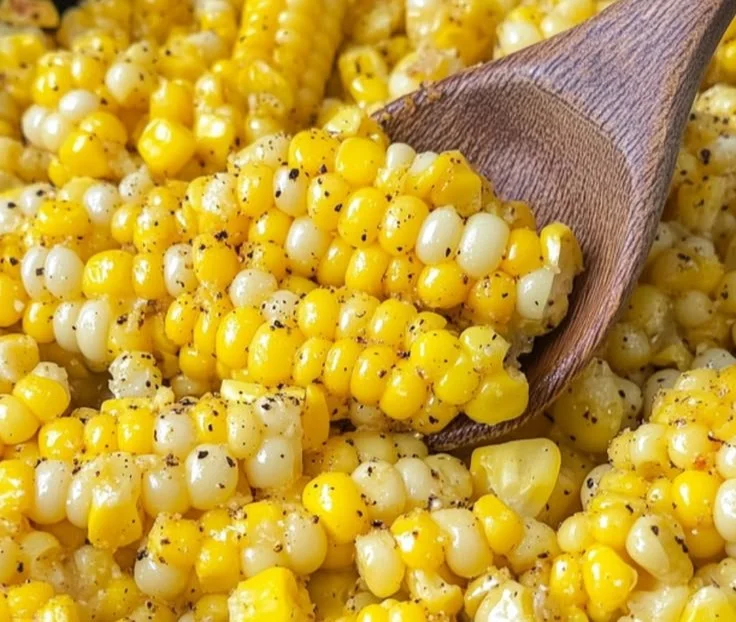 Delicious plate of Southern Fried Corn with a crispy golden texture.