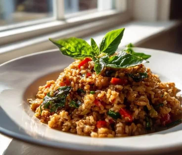 Spicy Thai Drunken Noodle Fried Rice: Master Stir-Fry