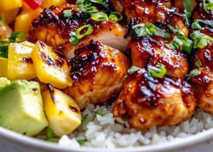 Sticky Hawaiian Chicken Bowl: Quick, Flavor-Packed Dinner