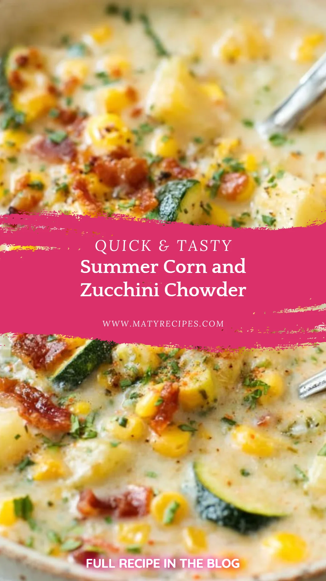 Summer Corn and Zucchini Chowder