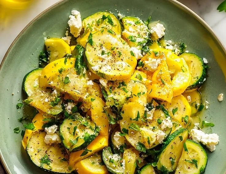 Best yellow squash with feta recipe showcasing vibrant yellow squash and feta cheese
