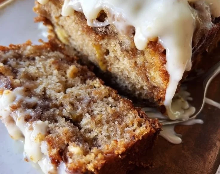 Cinnamon Roll Banana Bread
