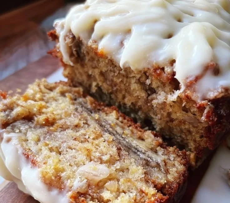 Cinnamon Roll Banana Bread