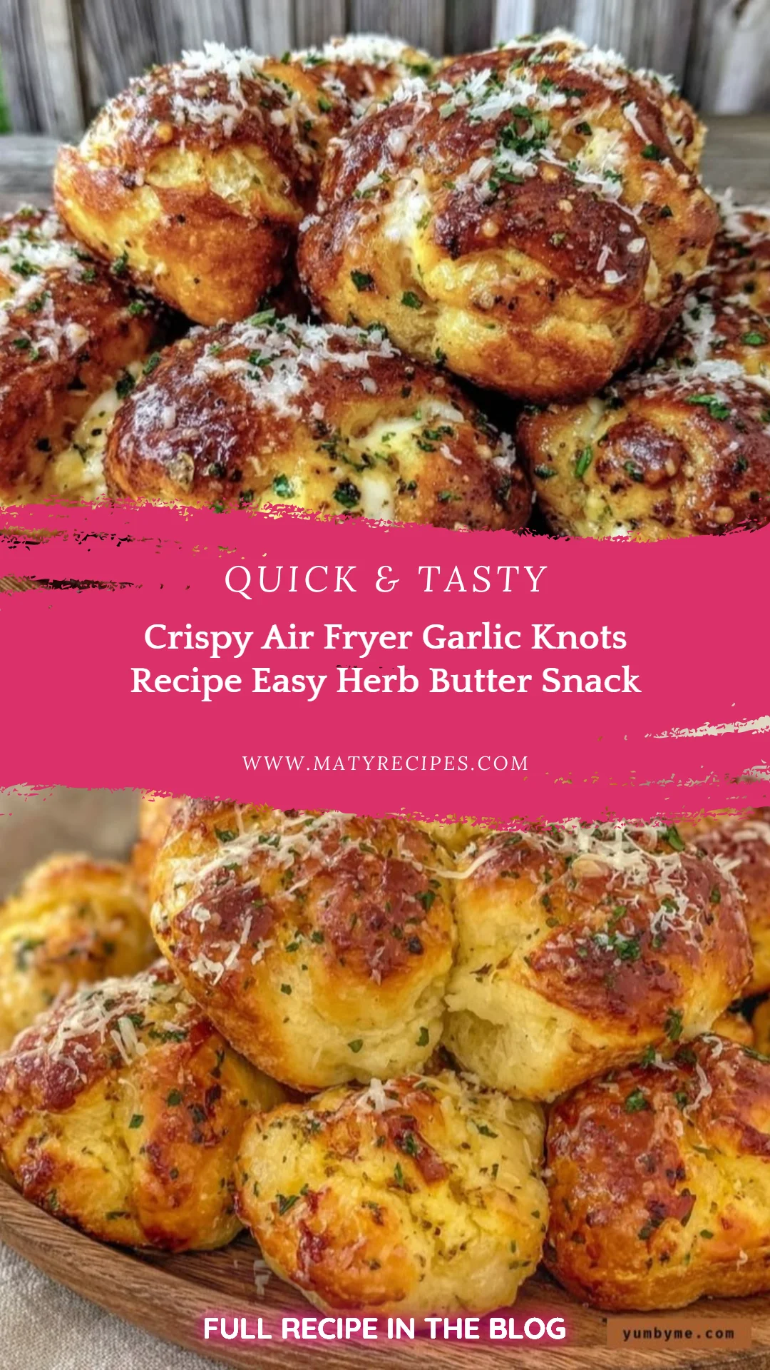 Crispy Air Fryer Garlic Knots Recipe Easy Herb Butter Snack