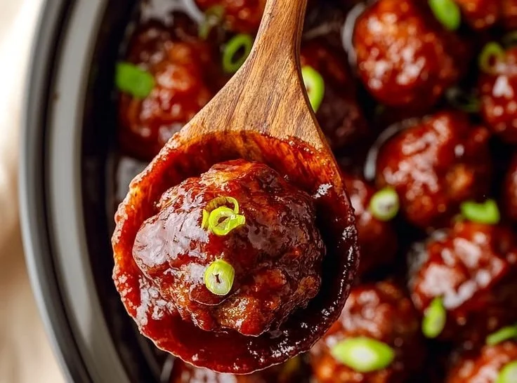 Crockpot BBQ Meatballs