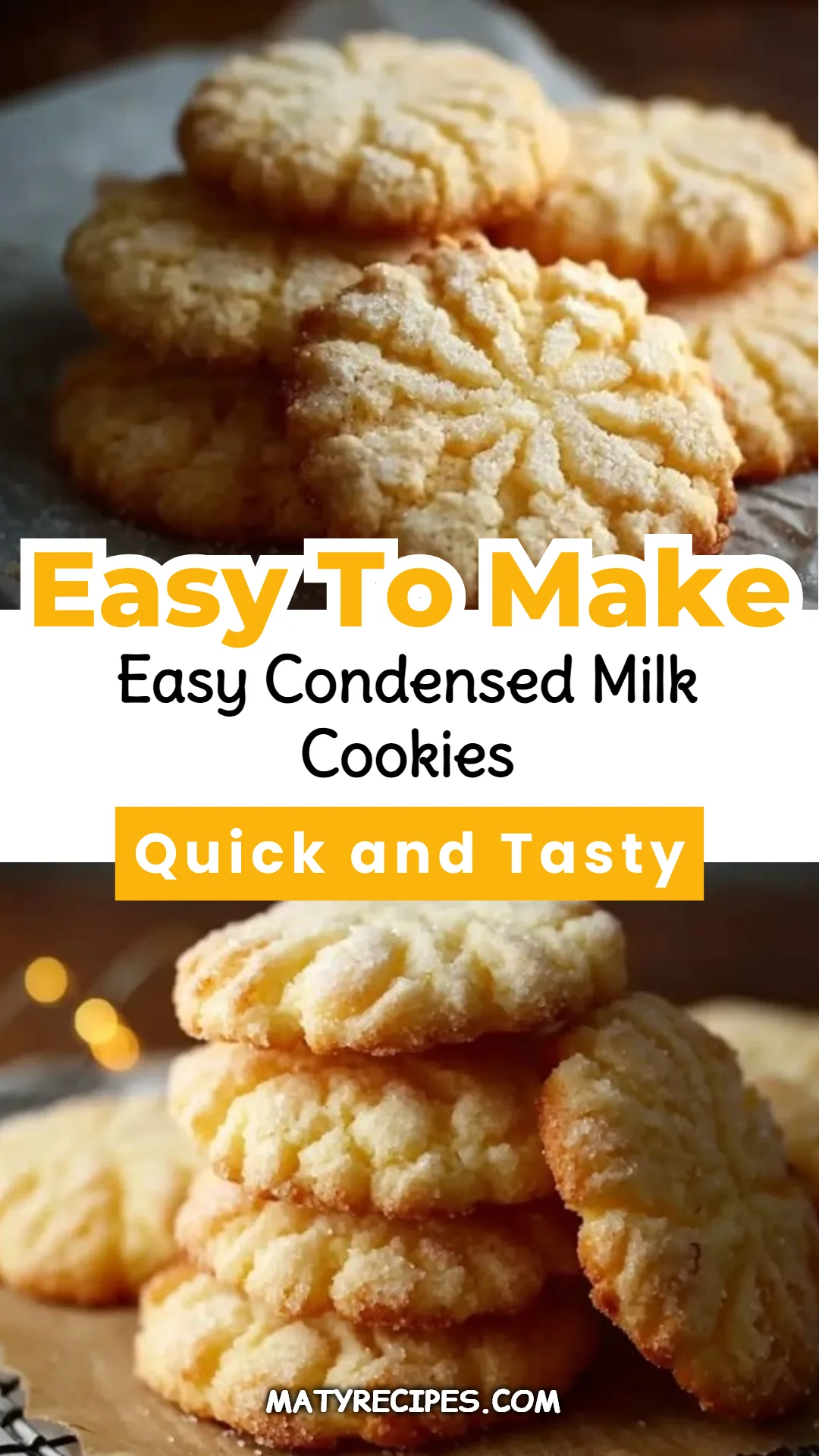 Easy Condensed Milk Cookies