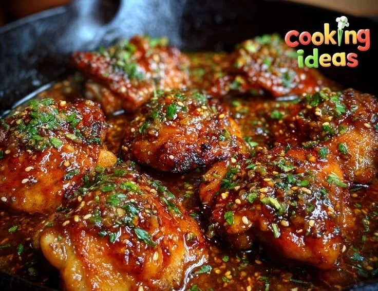 Easy Honey Garlic Chicken Thighs