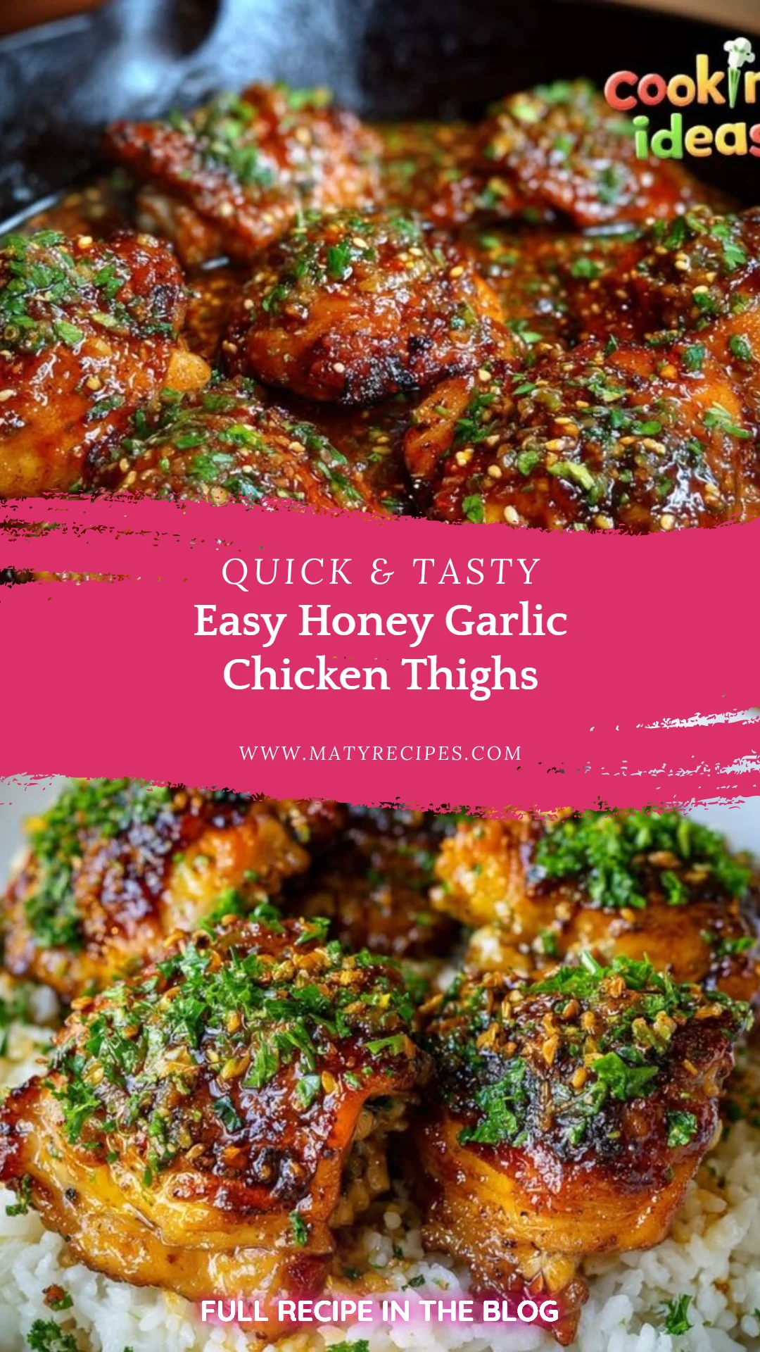 Easy Honey Garlic Chicken Thighs
