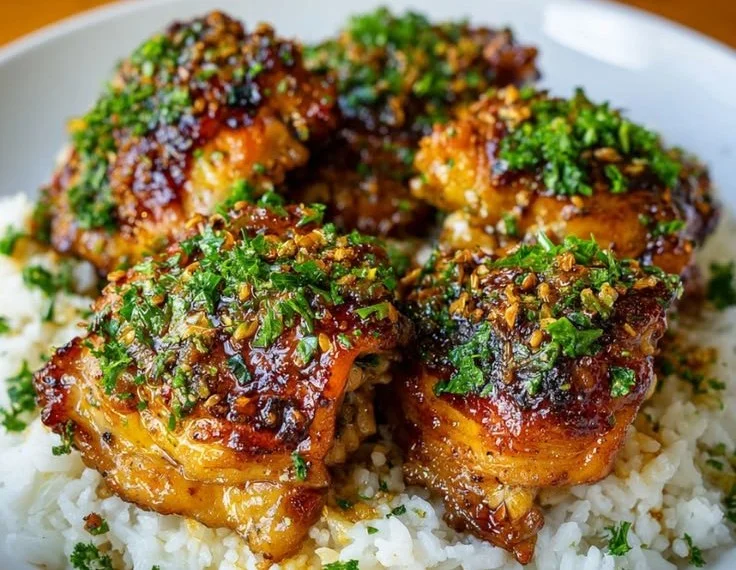 Easy Honey Garlic Chicken Thighs