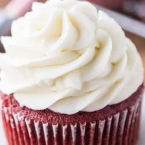 Rich and creamy Ermine Frosting on a delicious chocolate cake.