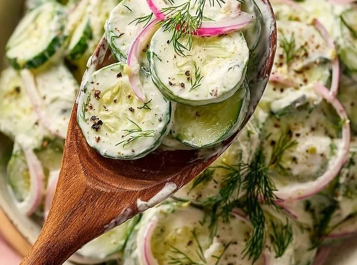 Gluten-Free High Protein Cottage Cheese Cucumber Salad
