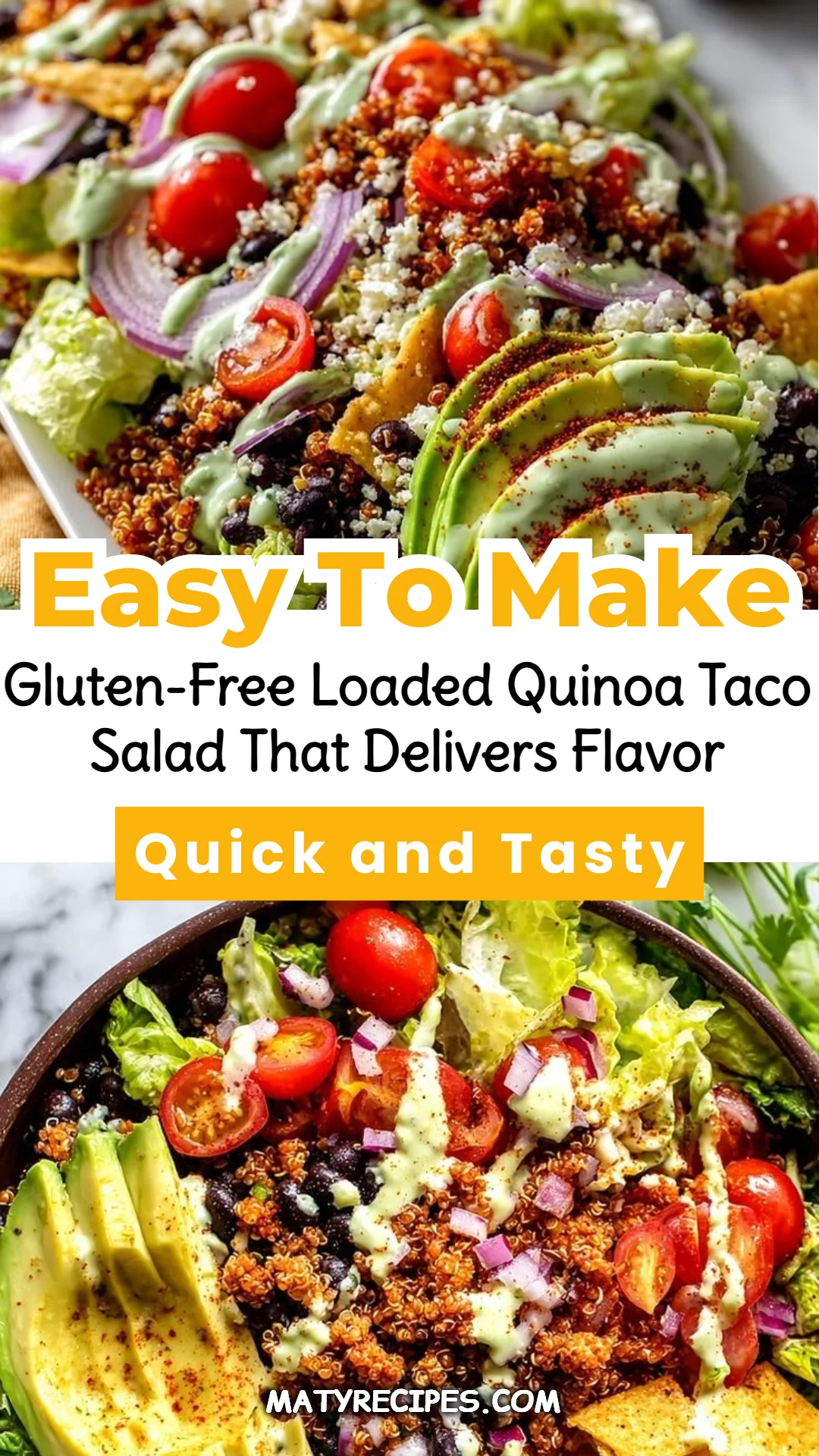 Gluten-Free Loaded Quinoa Taco Salad That Delivers Flavor