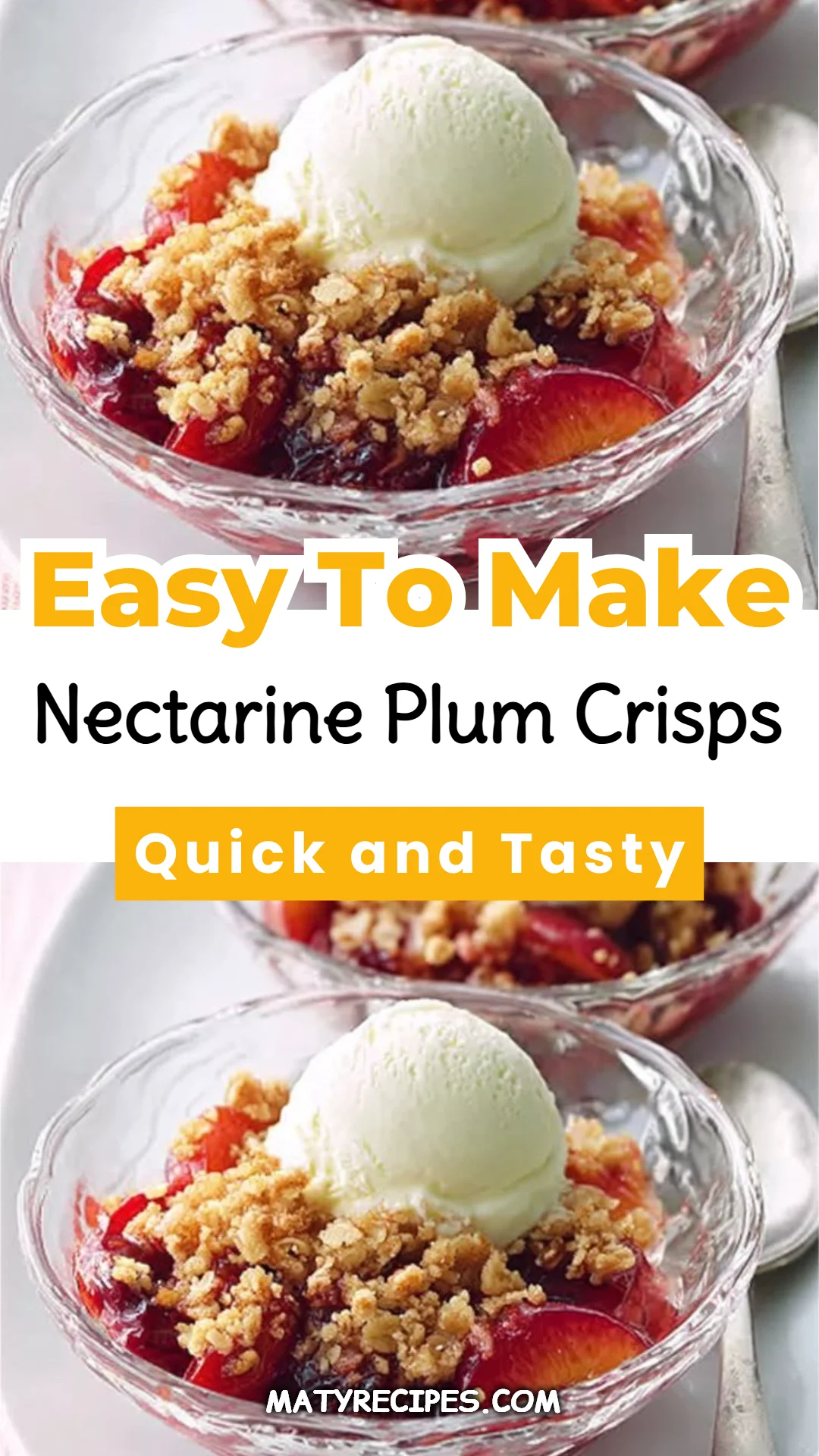 Nectarine Plum Crisps