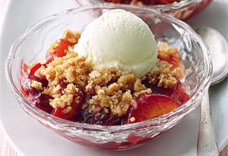 Nectarine Plum Crisps