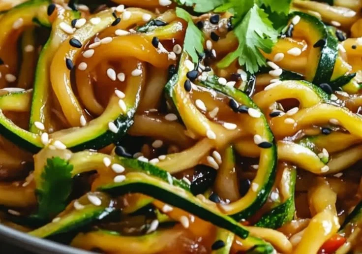 Nutritious Teriyaki Zucchini Noodles