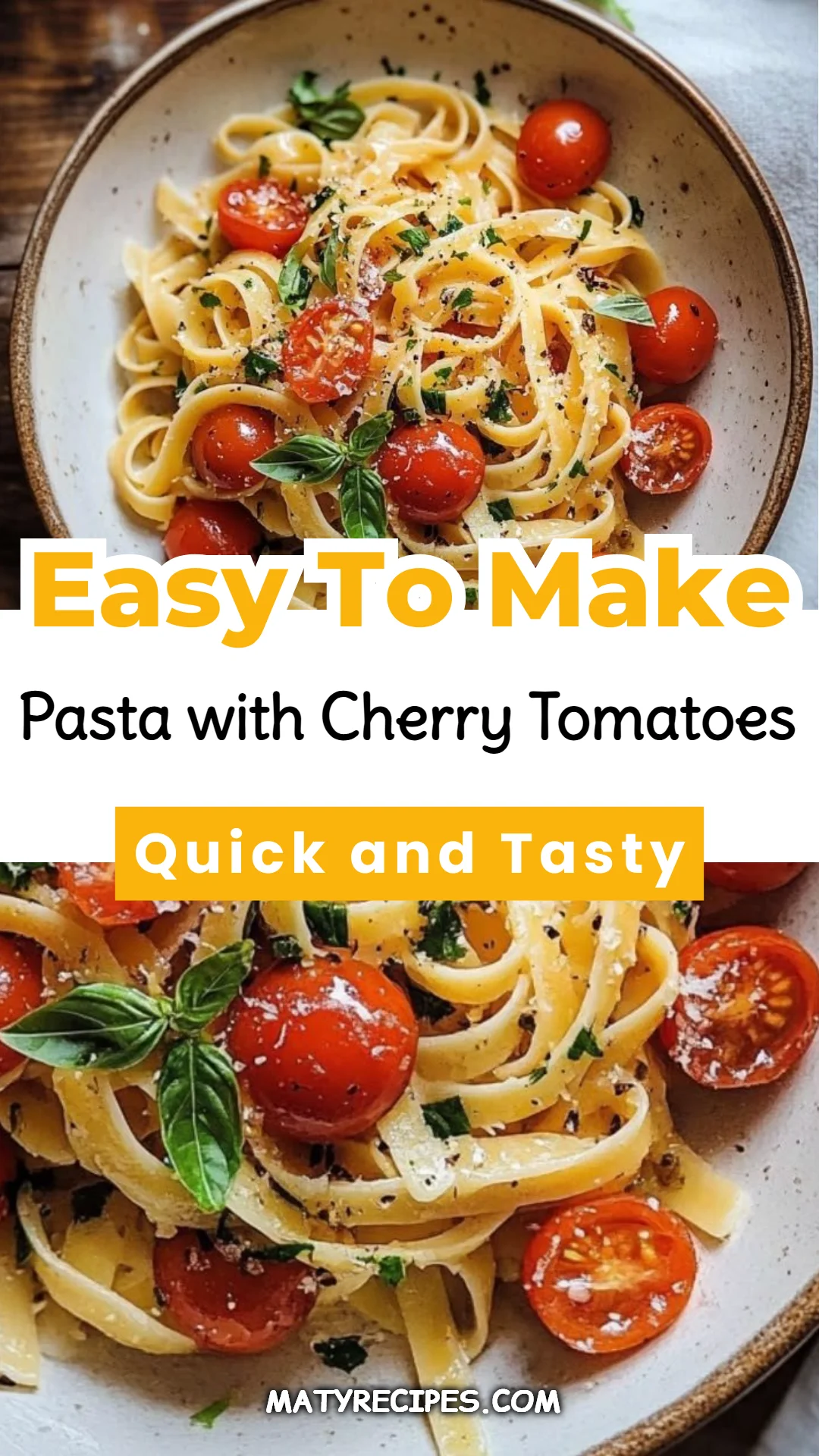 Pasta with Cherry Tomatoes