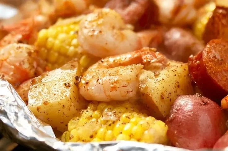 Shrimp Boil Foil Packets