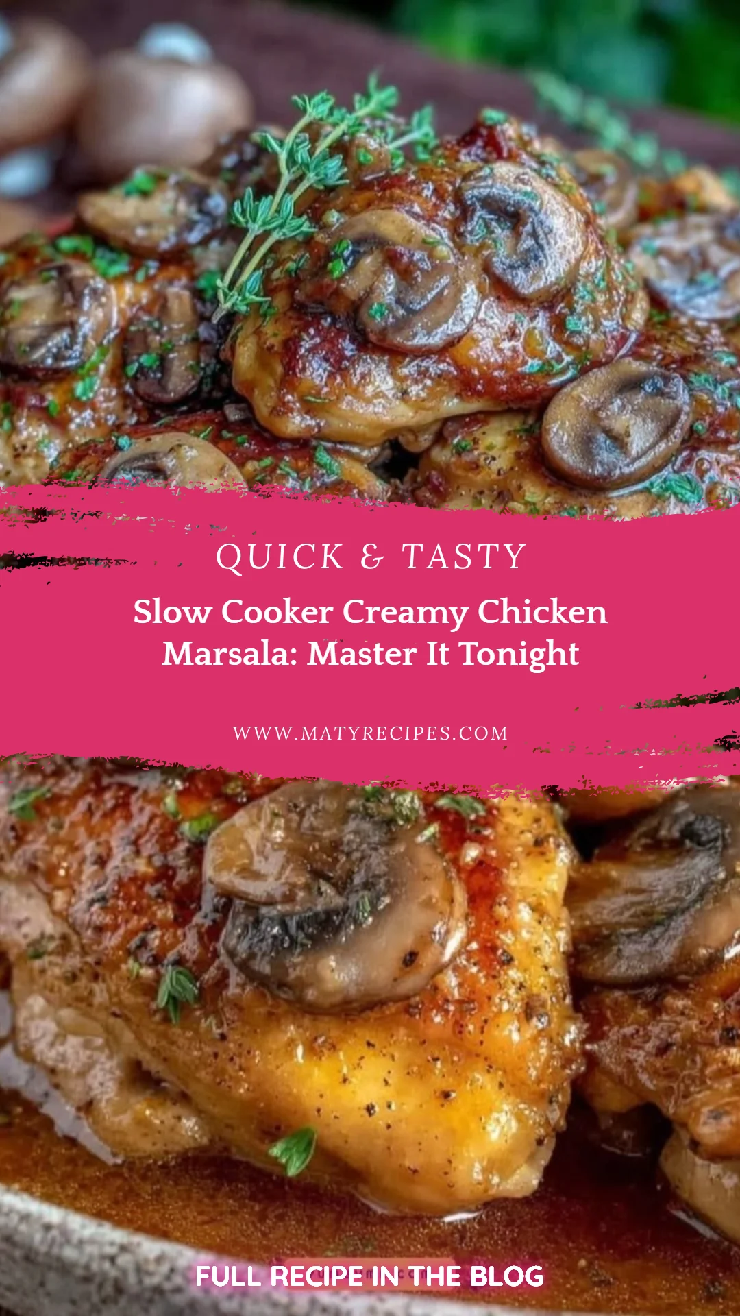 Slow Cooker Creamy Chicken Marsala: Master It Tonight