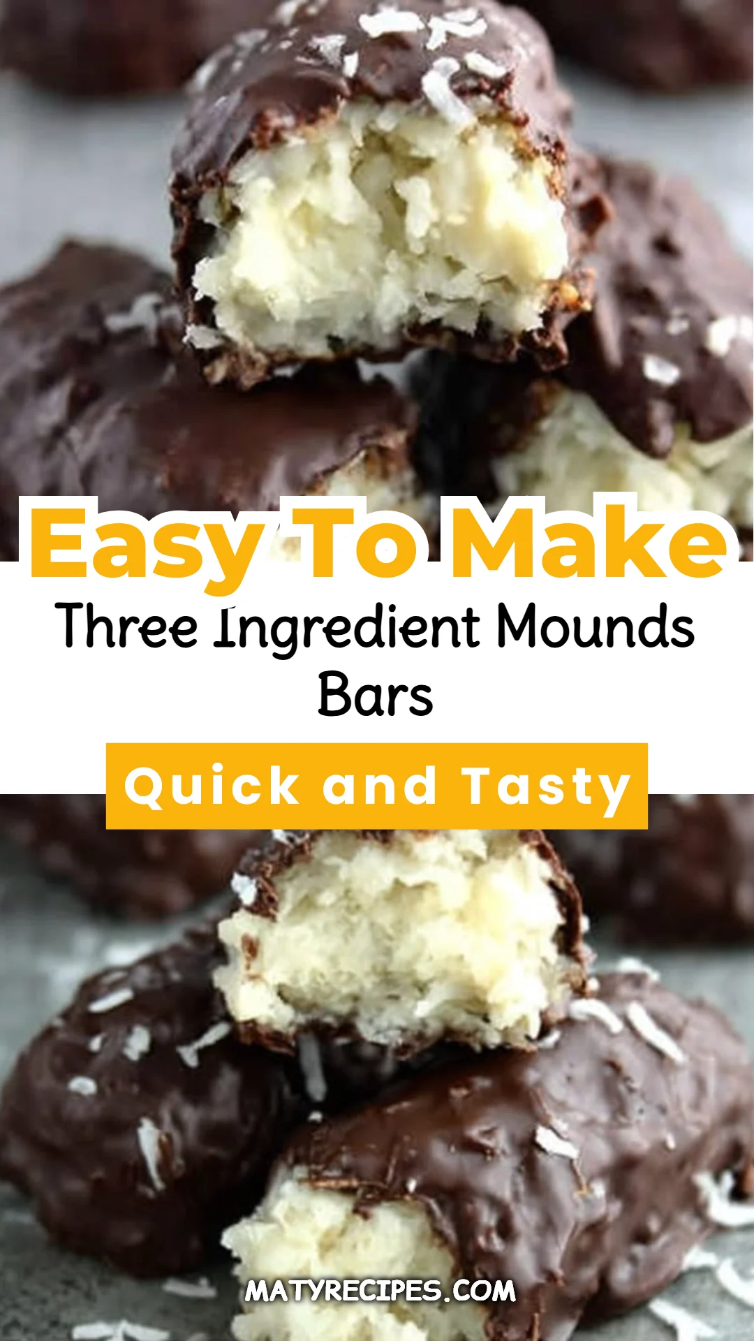 Three Ingredient Mounds Bars