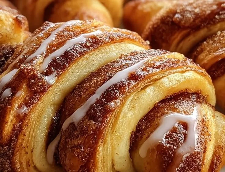Warm Cinnamon Crescent Twists